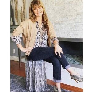 Cabi 3759 Serpentine Blouse Snakeskin Sheer Blouse